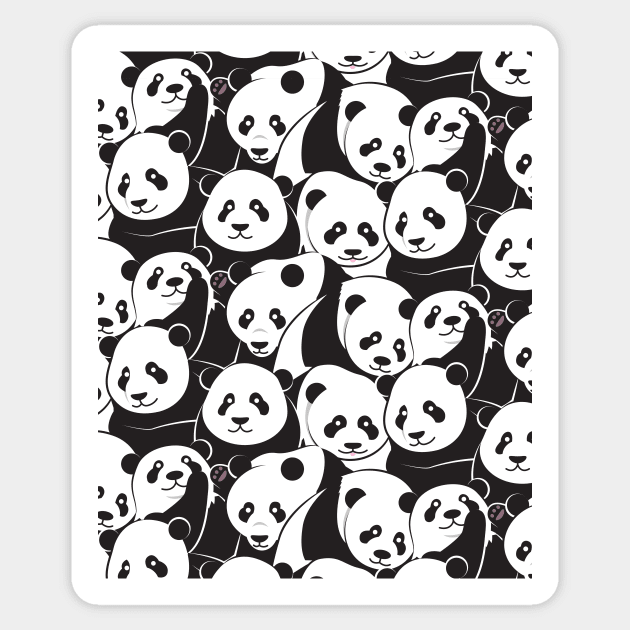 Pandamic Sticker by slugbunny